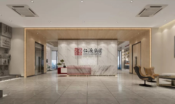 生物科技公司辦公室裝修效果圖，現(xiàn)代簡約的科學(xué)養(yǎng)生