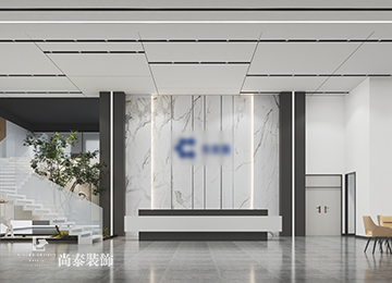 廠房辦公室設(shè)計：深圳龍崗2000平米新材料公司辦公樓裝修設(shè)計案例